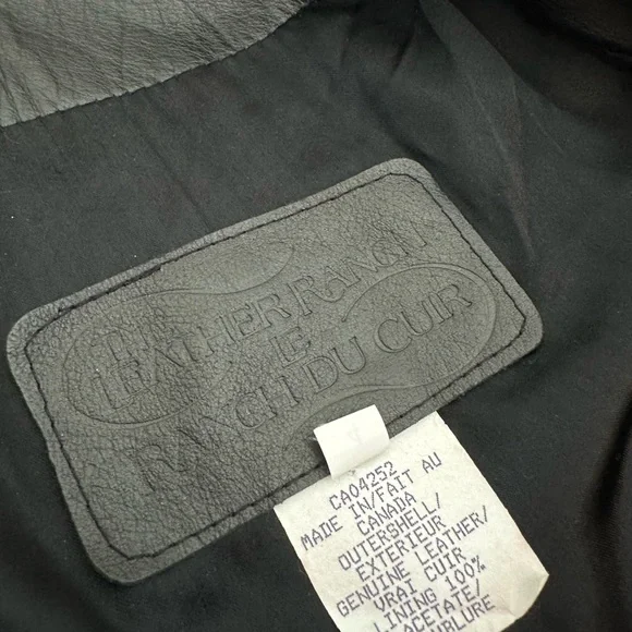 The Leather Ranch Button Up Leather Jacket - Picture 5 of 6